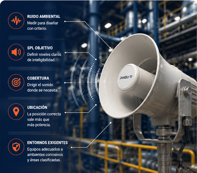 Página del eBook sobre tipos de altavoces y drivers industriales para SIV